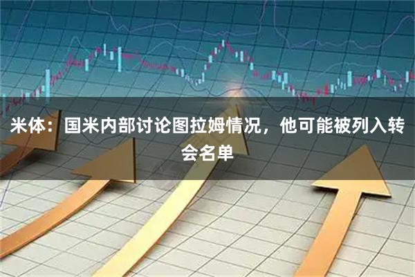 米体：国米内部讨论图拉姆情况，他可能被列入转会名单